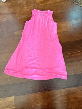 Time and Tru Hot Pink Sleeveless Tank Dress